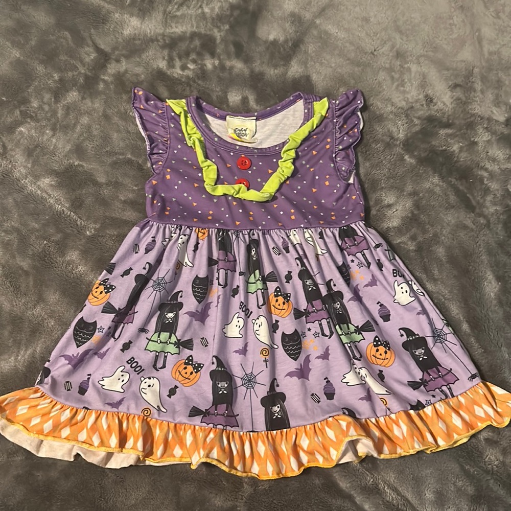 Dash of Glitter Halloween dress size 6/12m